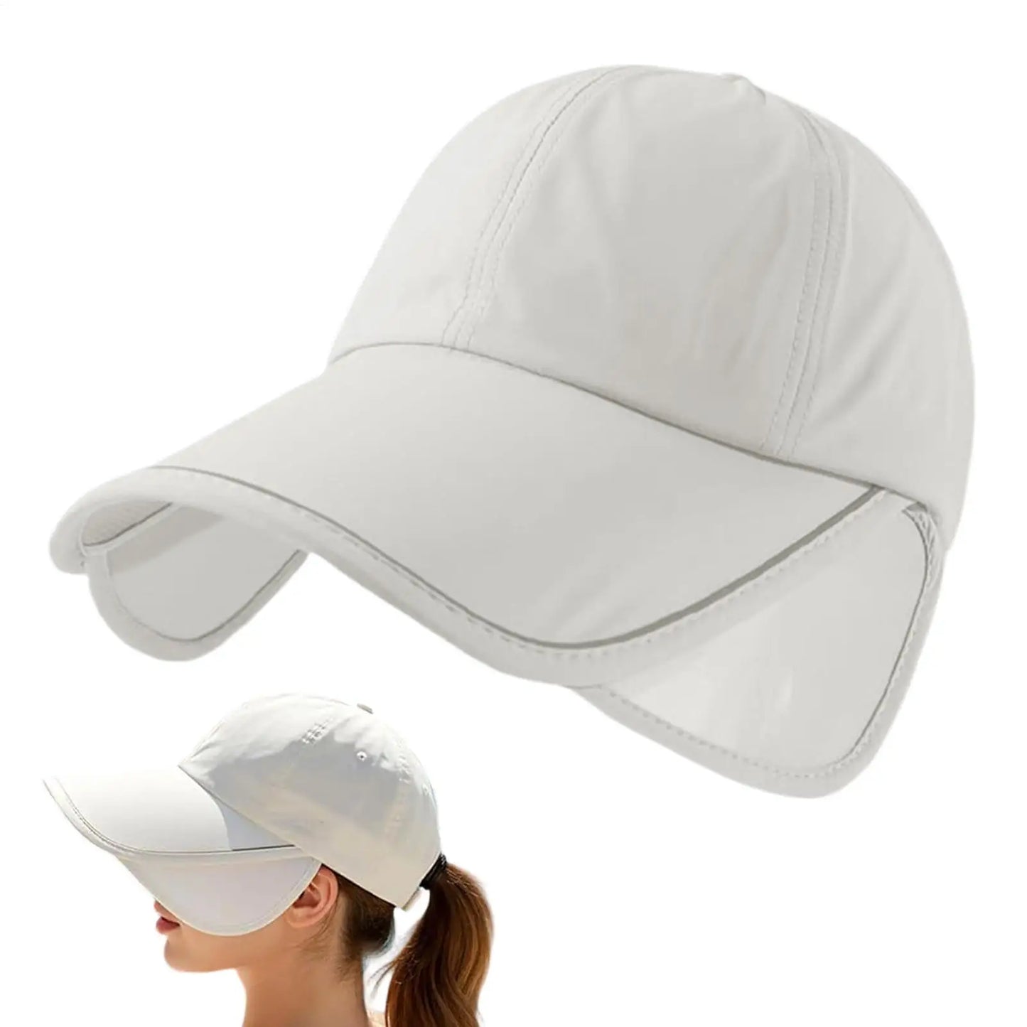 Wide Brim UV Sun Visor Hat – Breathable Adjustable Unisex