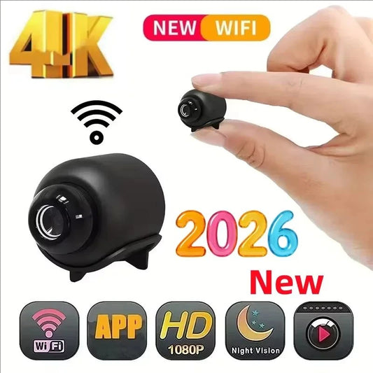 X5 Mini WiFi Camera 1080P HD Night Vision Security Cam 140° Wide Angle Motion Detect Remote View Audio Video Recorder Smart Home Peaceful Pleasures Health and Wellness