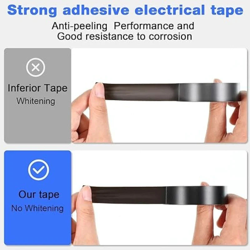 Black PVC Electrical Insulating Tape – Flame & Heat Resistant