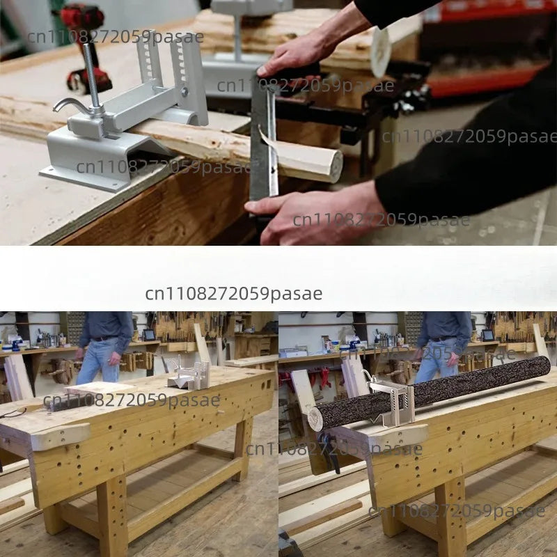 Woodworking Quick Clamp Log Fixing Holder | Steel Lumber Tool
