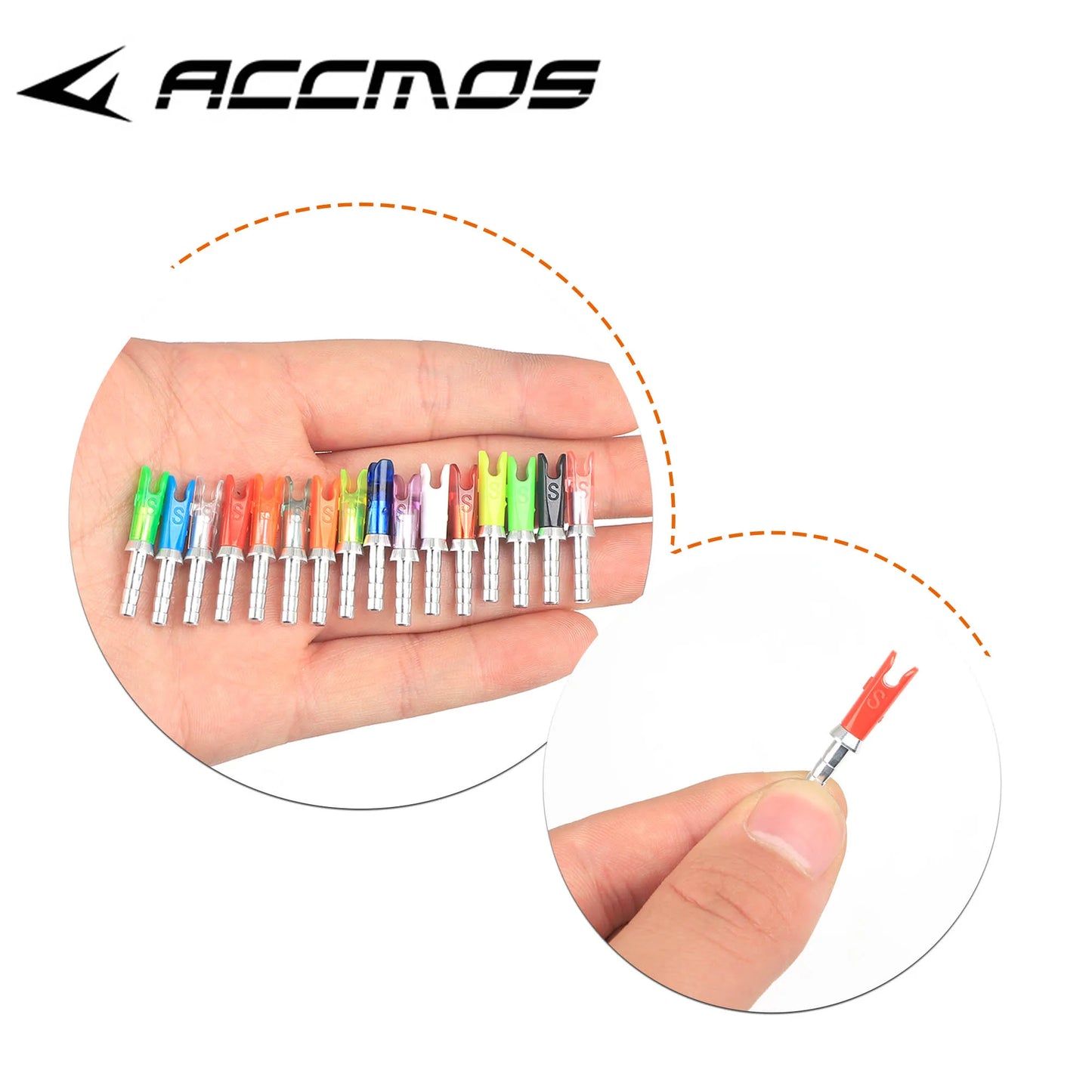 S Arrow Nock Pin Aluminum ID Carbon Shaft DIY Archery Accessories