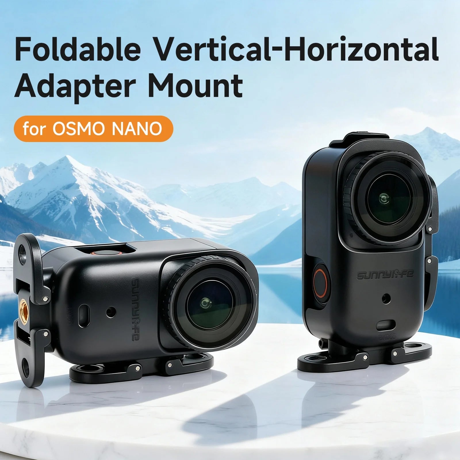 Dual-Mode Adaptable Connectors Quick-Release Adapter For DJI OSMO Nano Horizontal/Vertical Shooting Bracket And Expansion Frame Peaceful Pleasures Health and Wellness