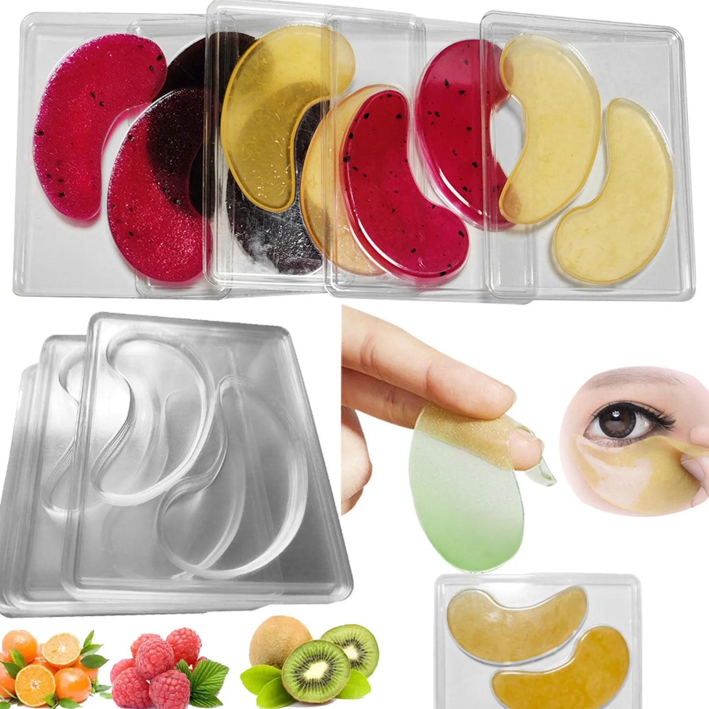 DIY Under Eye Patches Molds Safe Healthy Natural Reusable Transparent Eye Mask Patch Tray Plate Health Care Products Peaceful Pleasures Health and Wellness