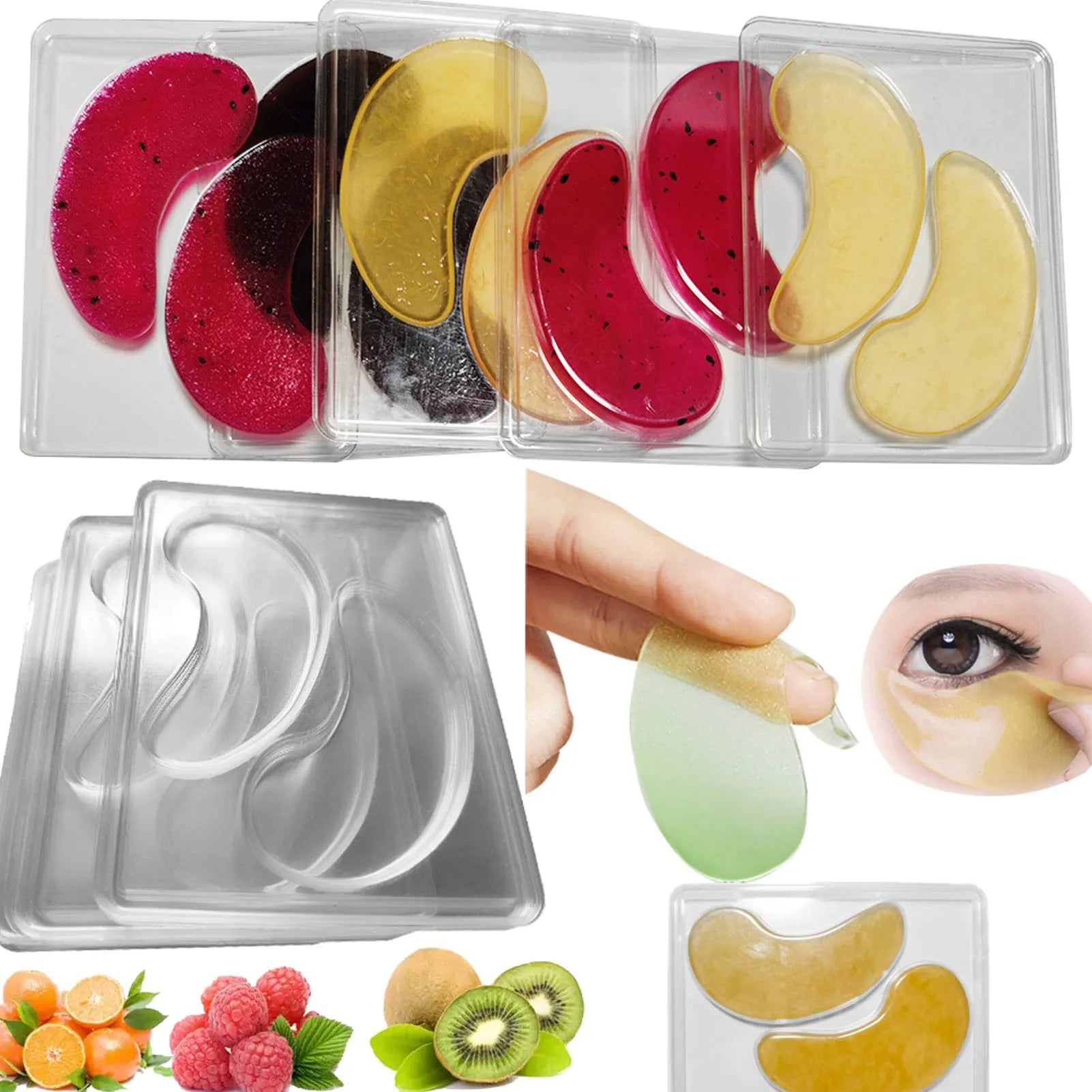 DIY Under Eye Patches Molds Safe Healthy Natural Reusable Transparent Eye Mask Patch Tray Plate Health Care Products Peaceful Pleasures Health and Wellness