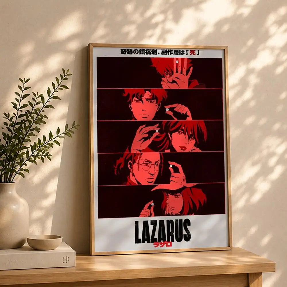 Game Lazarus HD Waterproof Self-Adhesive Wall Art Poster Gaming Wall Poster Peaceful Pleasures Health and Wellness White4 50X70cmNoframe