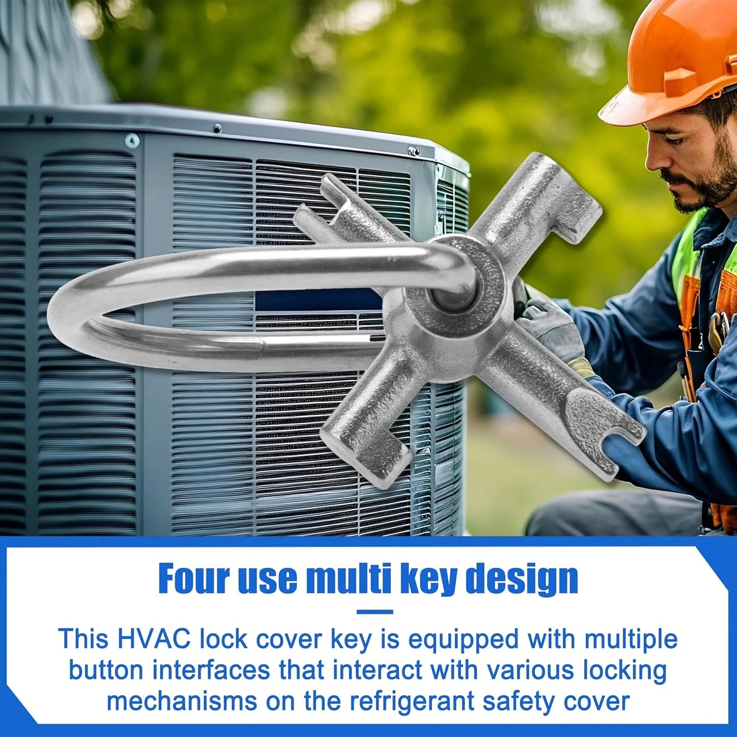 HVAC Locking Caps Key 410A R22 Refrigerant Safety Installation