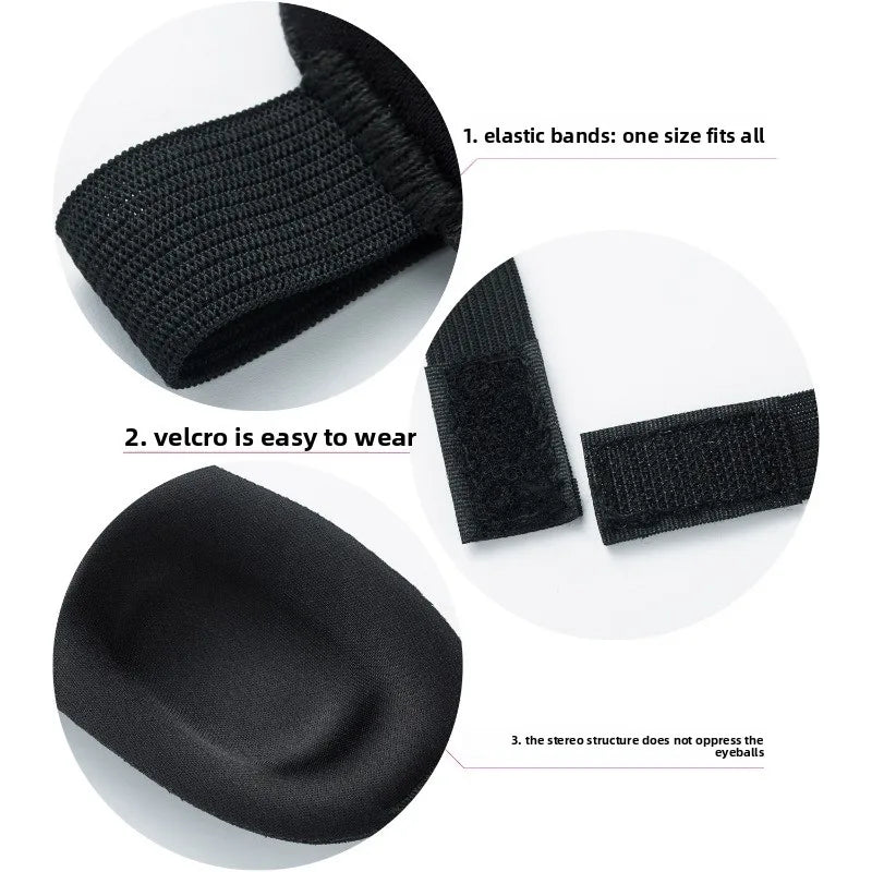 3D Memory Foam Sleep Mask | Light Blocking & Adjustable