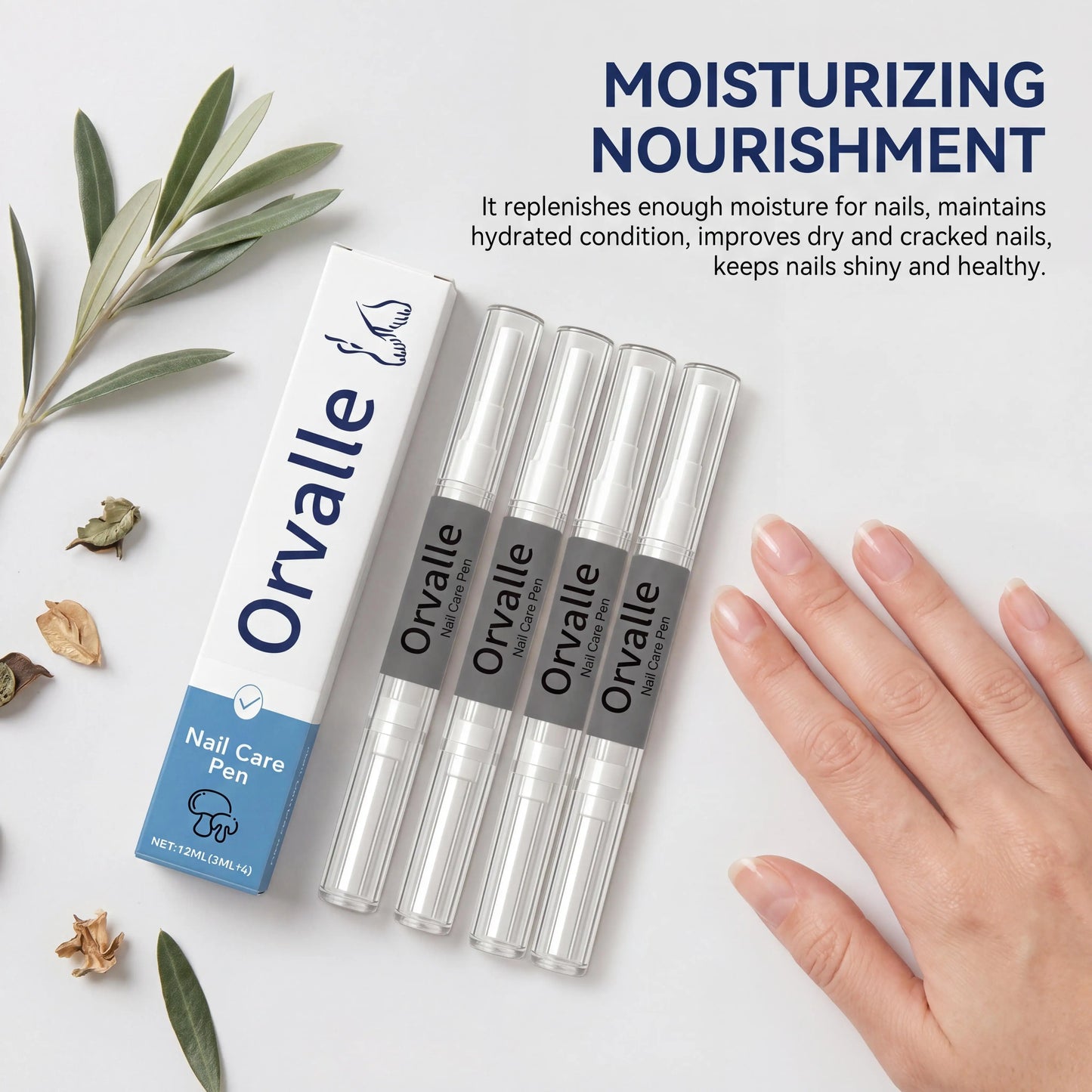 Nail Repair Pen Set Nails Growth Treatment Repair Serum Reduce Fungus Prevent Toenail Fingernail Breakage Damage Nail Hardener Peaceful Pleasures Health and Wellness