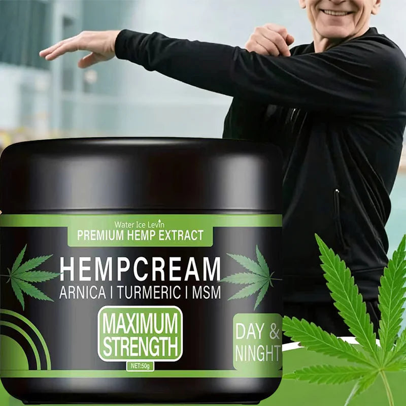 Hemp Extract Cream with Arnica, Turmeric & MSM | 50g Body