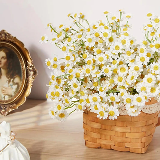 Silk Artificial Hydrangea Rose Bud Bouquet | Wedding Home Decor Artificial Silk Flowers Peaceful Pleasures Health and Wellness