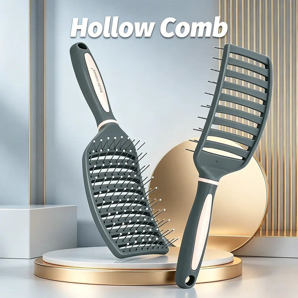 Detangling Hair Brush – Bristle & Nylon Scalp Massage Comb