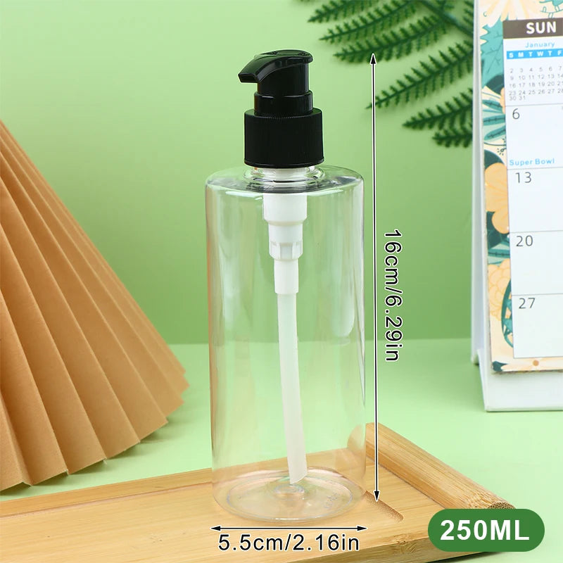 Refillable Travel Pump Bottle for Shampoo, Lotion & Cosmetics