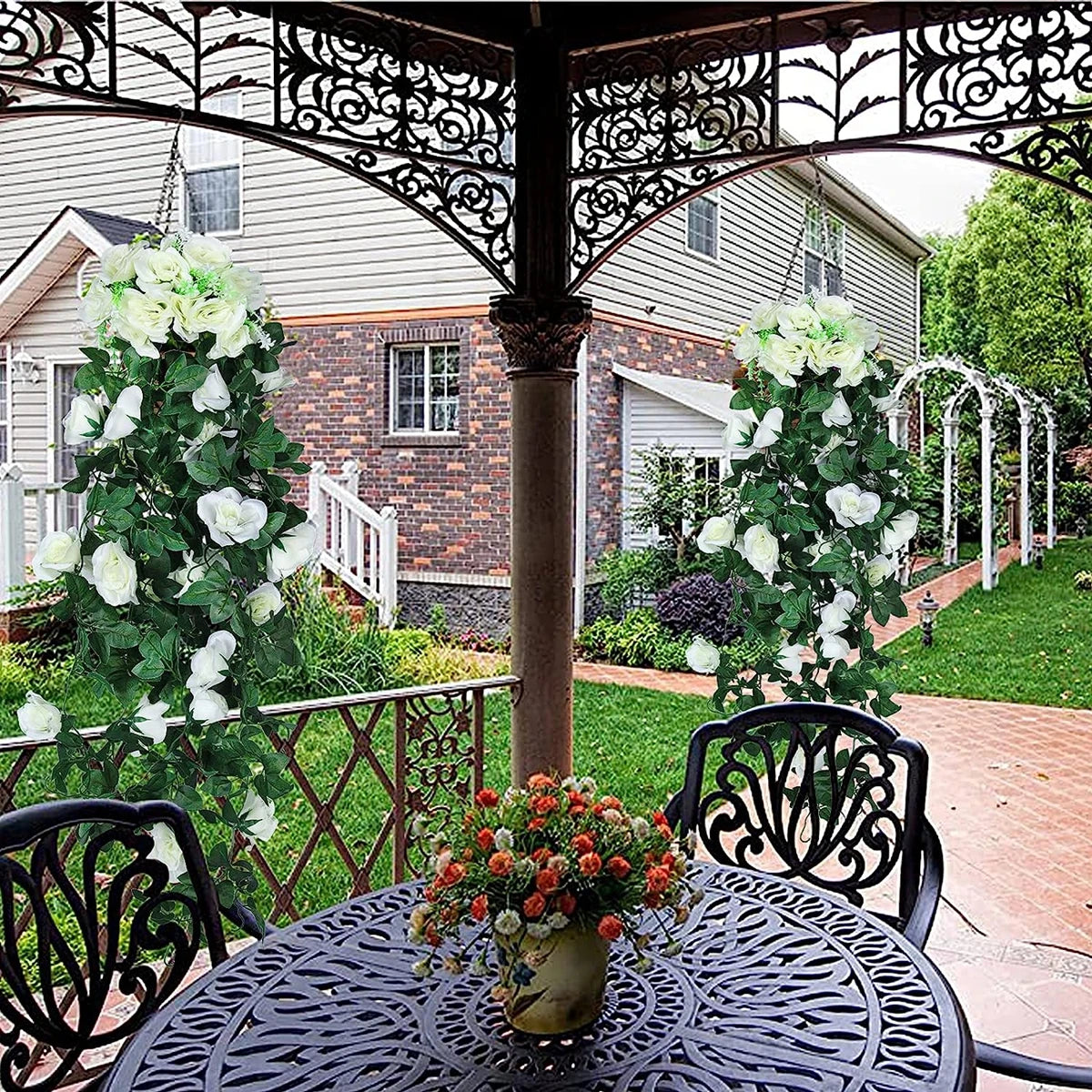 Artificial Rose Vine Garland – Wedding, Home & Garden Décor