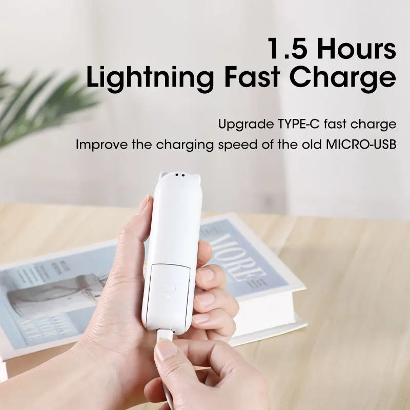 Portable Handheld Fan Mini Electric Fans USB 2000mAh Recharge Hand Held Small Pocket Fan with Power Bank Long Battery Life Peaceful Pleasures Health and Wellness