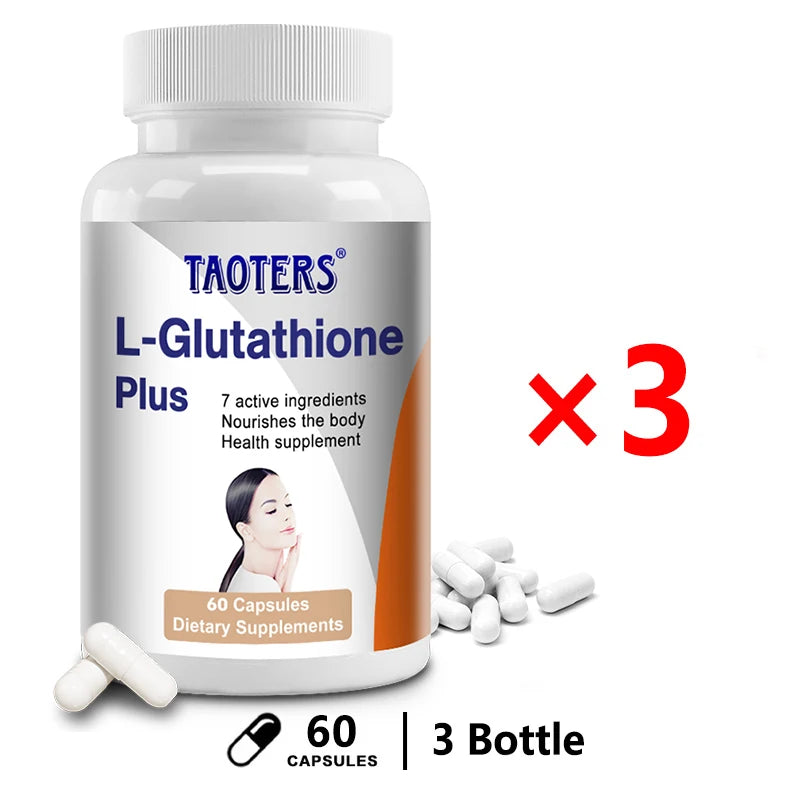 L-Glutathione 100mg Capsules | Skin, Immune & Anti-Aging Support