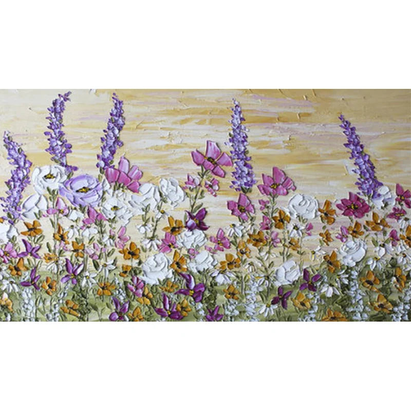 Floral Art Canvas Painting, Suitable for Bedroom & Living Room Peaceful Pleasures Health and Wellness 9930143 40x50cm Unframed
