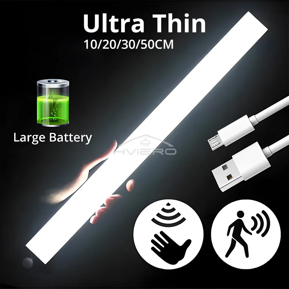 USB Rechargeable Motion Sensor LED Night Light | Cabinet & Room