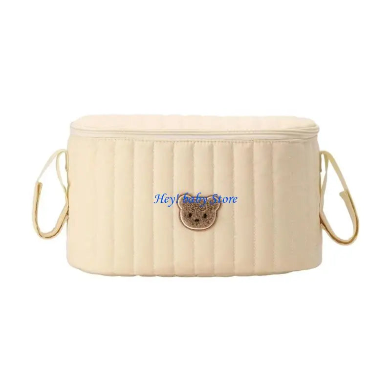 Cartoon Bear Stroller Organizer Bag – Large Capacity Hanging Bag