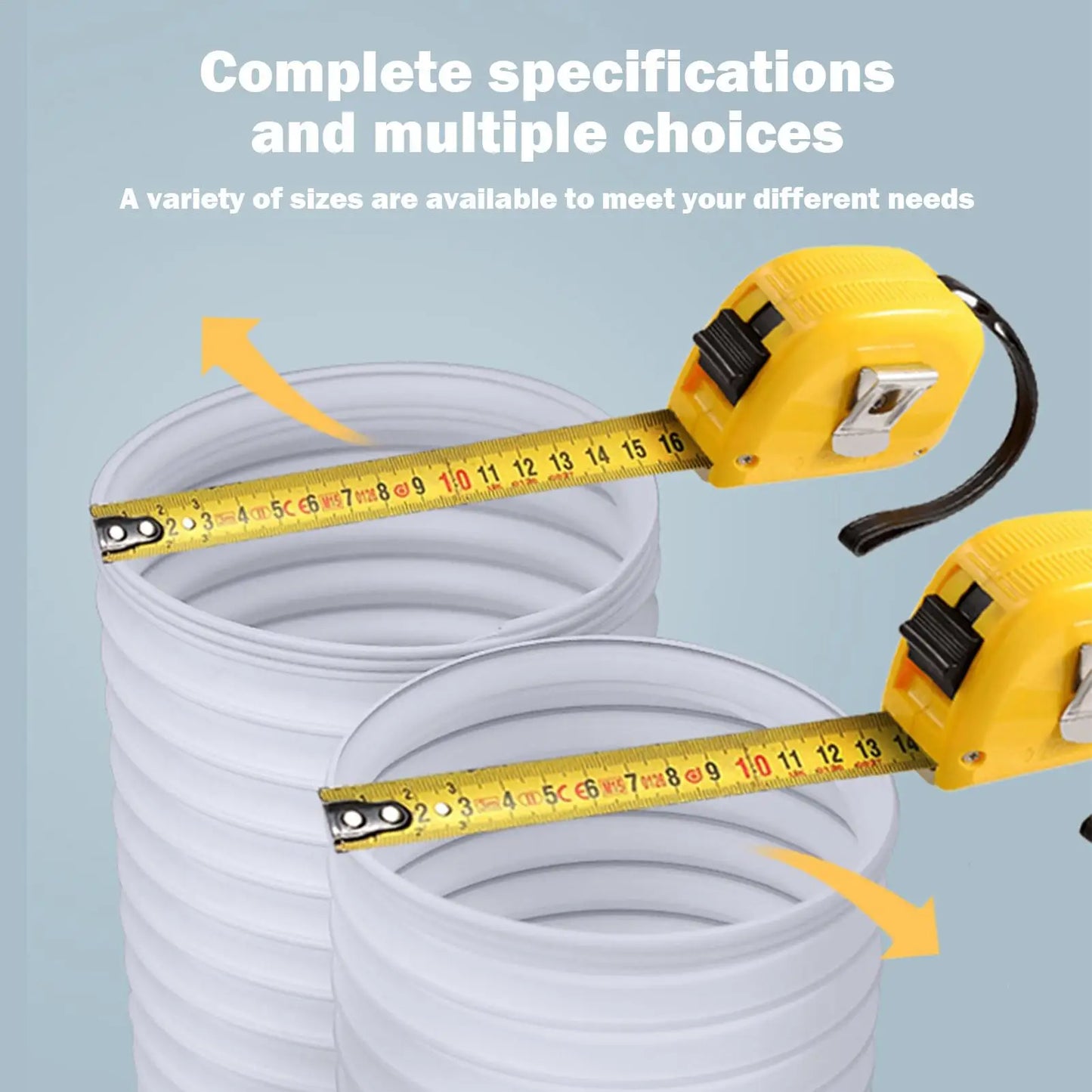 Portable Air Conditioner Exhaust Hose Flexible Conditioner Exhaust Hose Tube Portable Ac Vent Hose Replacement for Mobile AC Peaceful Pleasures Health and Wellness