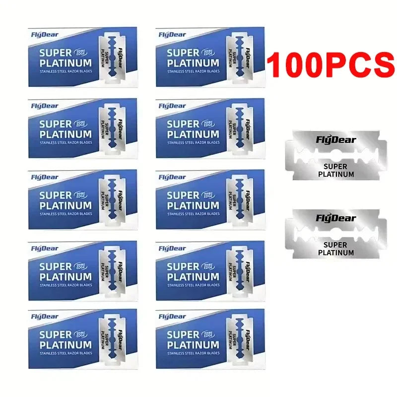 XMSJ Double Edge Safety Razor Blades – 10 Pack Stainless Steel