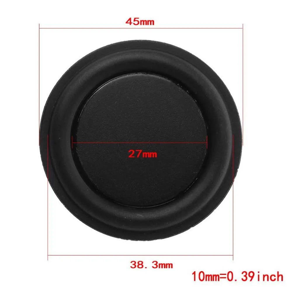 52mm 50mm Subwoofer Speaker 40mm Repair Kit 30mm Speaker Vibration Membrane Woofers Bass Rubber Passive Radiator Peaceful Pleasures Health and Wellness