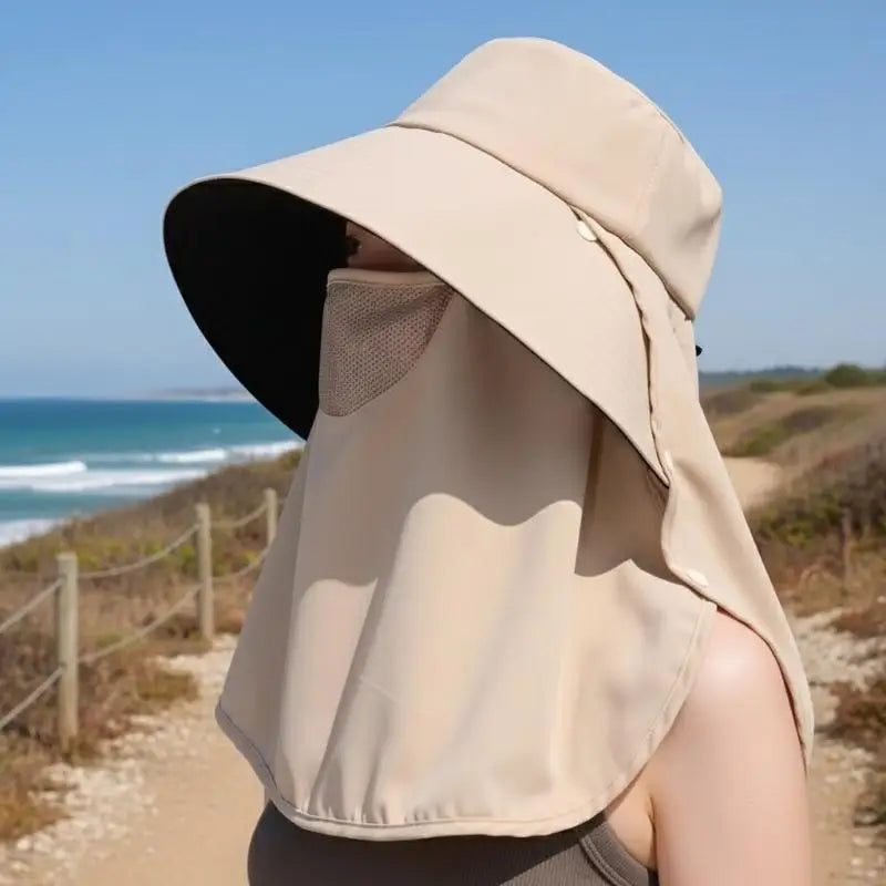 Wide Brim UV Sun Hat – Lightweight Breathable Beach Hat