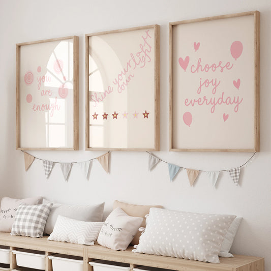 3-Piece Minimalist Motivational Quote Canvas Wall Art Set Canvas Wall Art Set Peaceful Pleasures Health and Wellness GP052-3pcs 30x40cm Black Framed