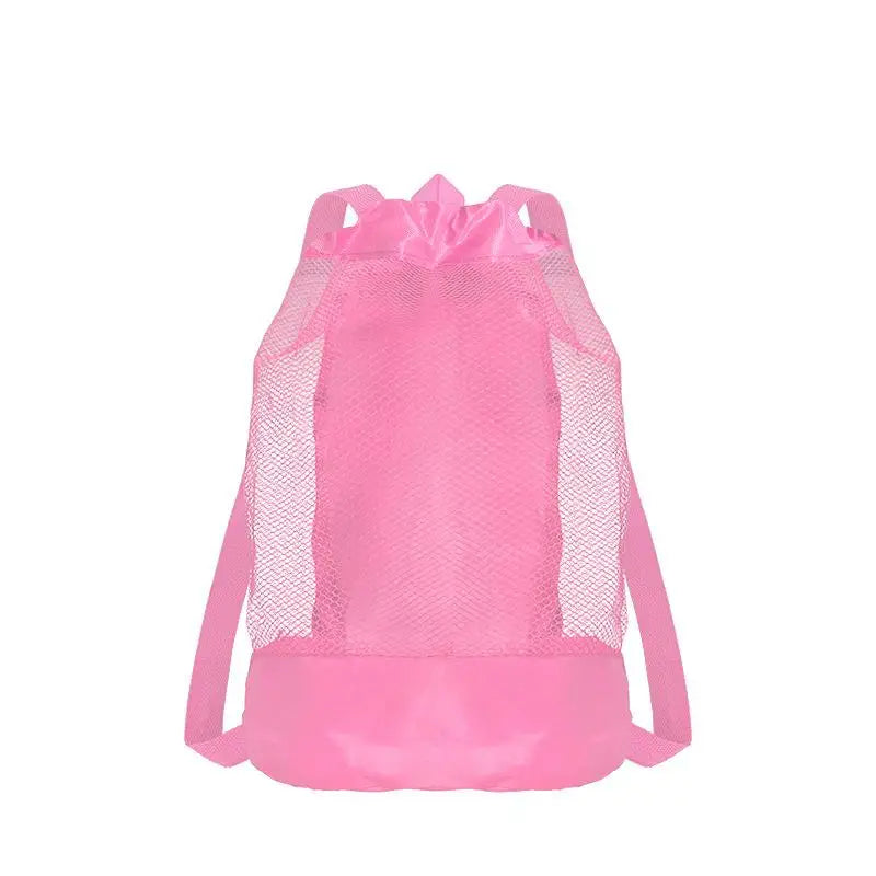 Extra-Large Sand-Resistant Drawstring Beach Bag for Kids