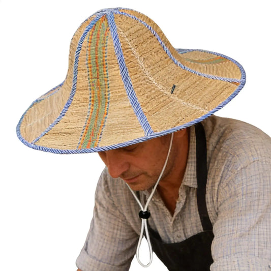 Wide Brim Foldable Straw Sun Hat – Unisex Beach & Outdoor Wide Brim Sun Hat Oasis Select