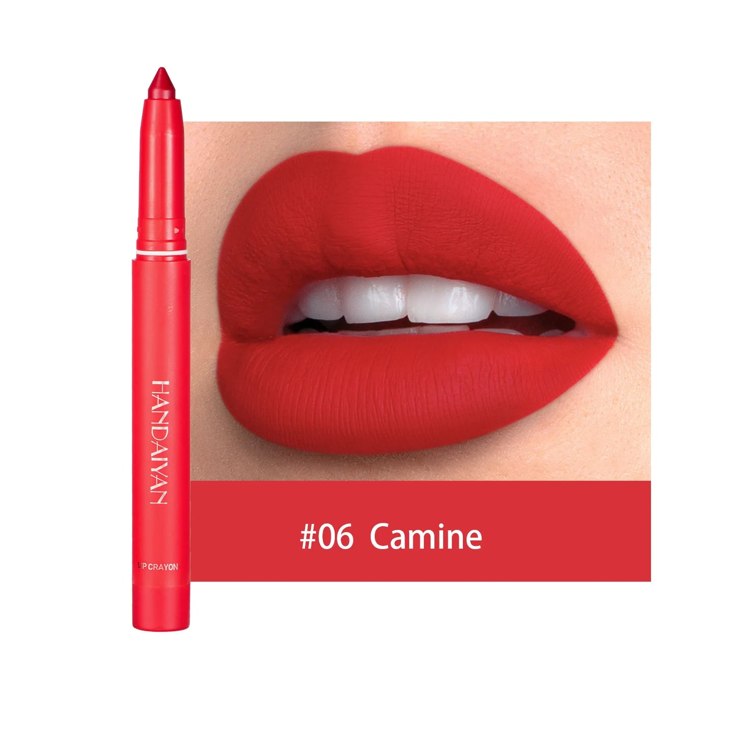 Handaiyan 12-Shade Matte Lipstick Pen – Waterproof Lip Liner