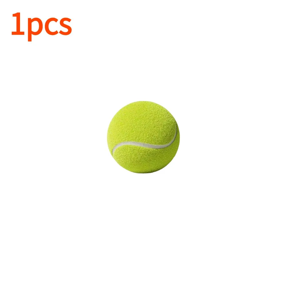 High Elasticity Training Tennis Balls – Durable Rubber & Felt Peaceful Pleasures Health and Wellness 1pcs