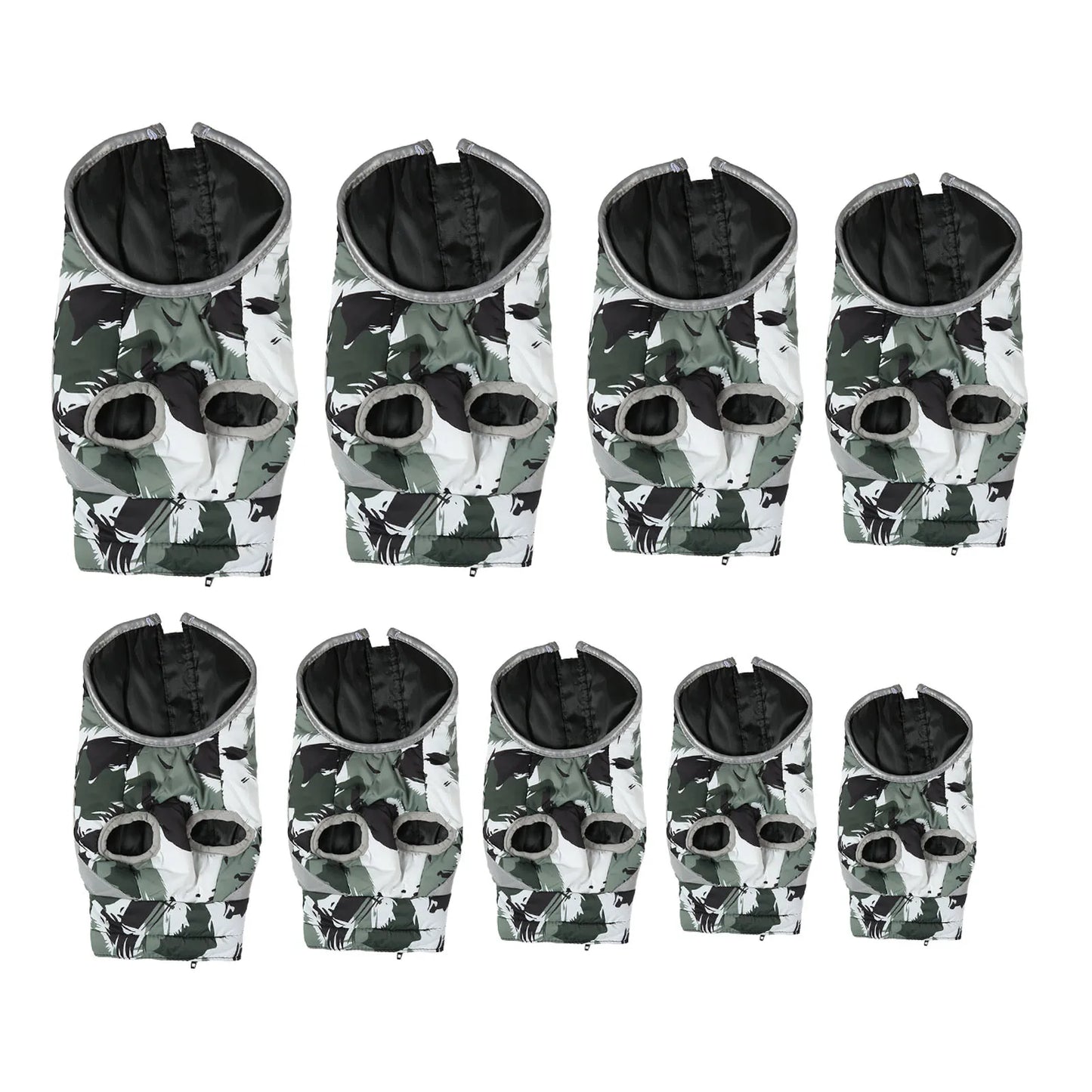 Dog Warm Vest Skin Friendly Dog Winter Jacket Reflective Closure Waterproof Windproof for Medium Pet Peaceful Pleasures Health and Wellness