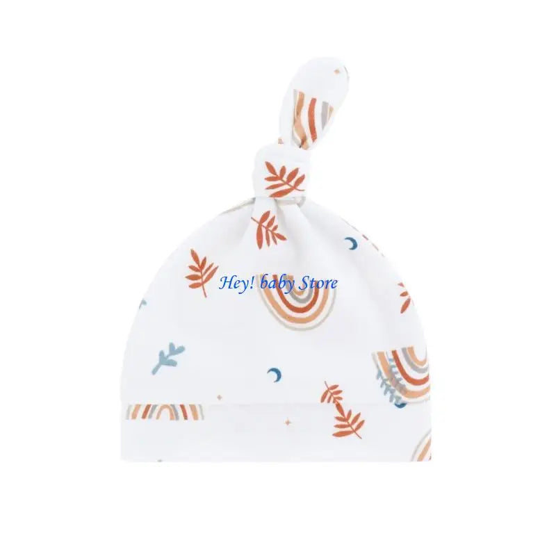 Soft Cotton Knotted Baby Hat – Newborns & Infants 0–24M