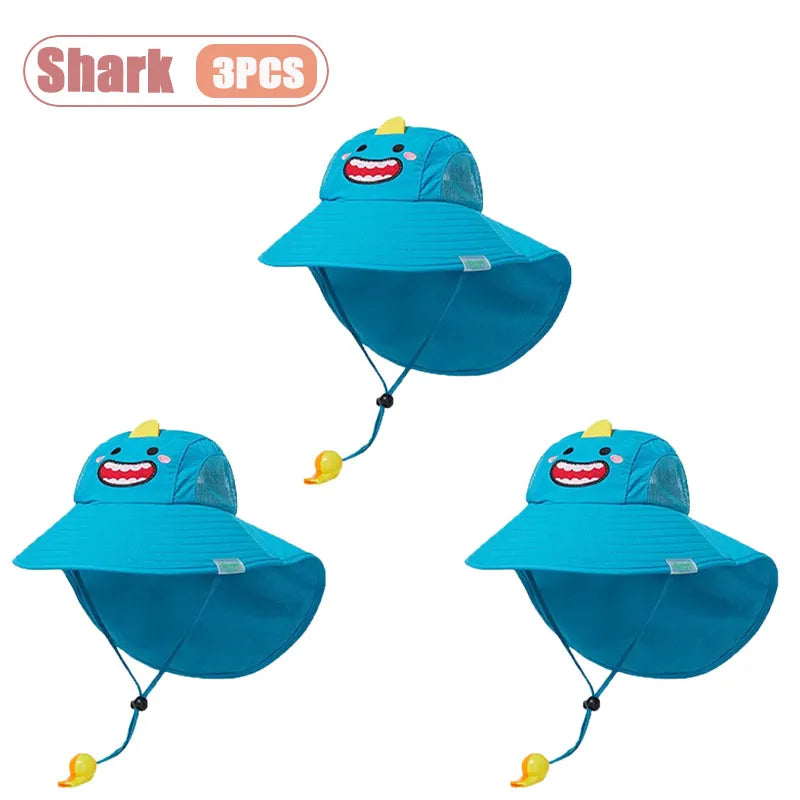 Kids Wide Brim UV Sun Hat | Boys & Girls Bucket Cap