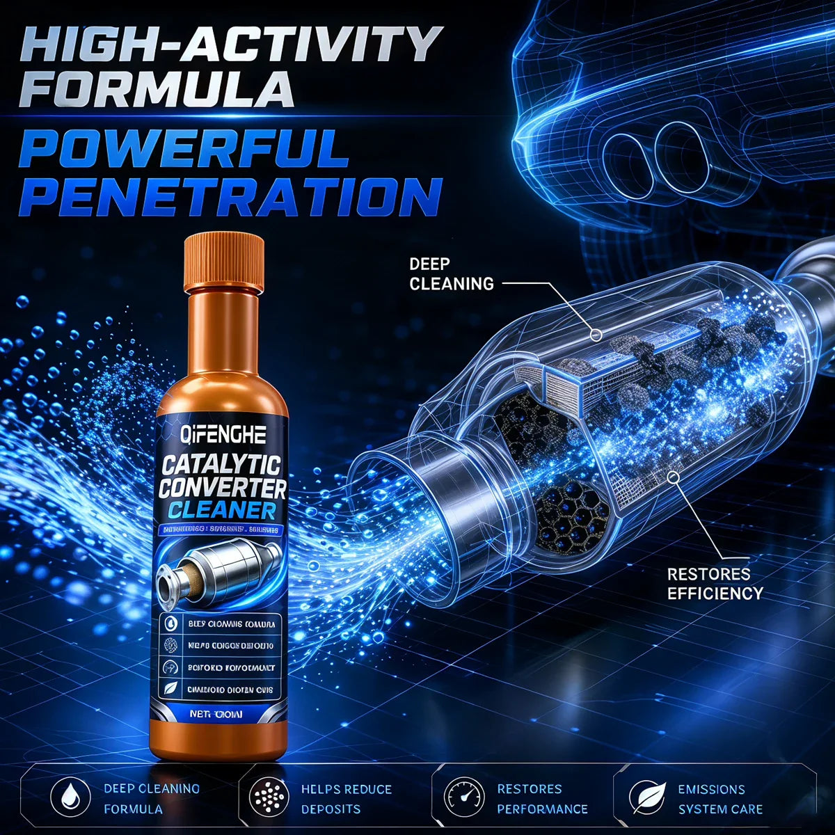 120ml Catalytic Converter Cleaner | Restore Emissions Performance
