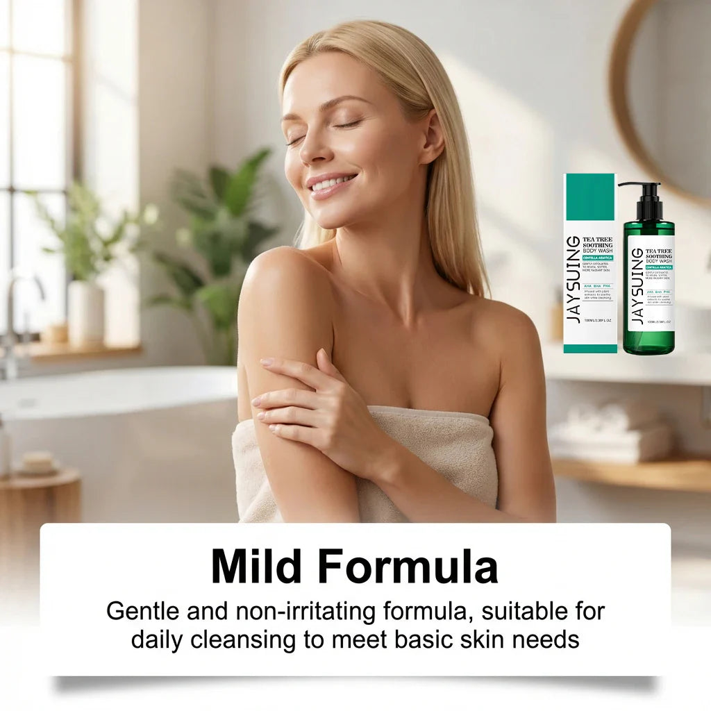 Tea Tree Shower Gel – Deep Cleanse, Acne & Odor Control