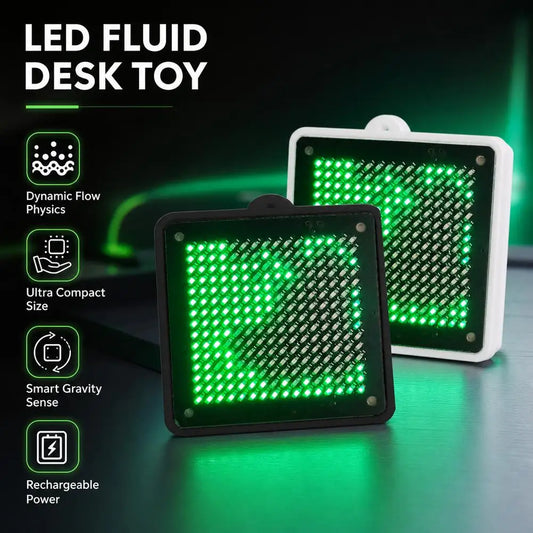 LED Fluid Simulation Desk Toy | Gravity Sensor Light Ornament LED Desk Ornament Oasis Select