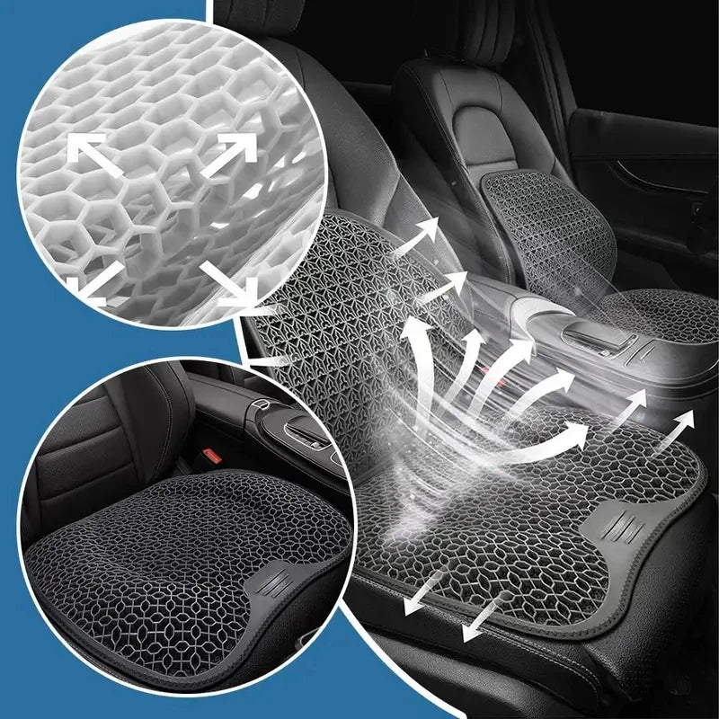 Honeycomb Gel Seat Cushion Breathable Ergonomic Chair Pad Car Office