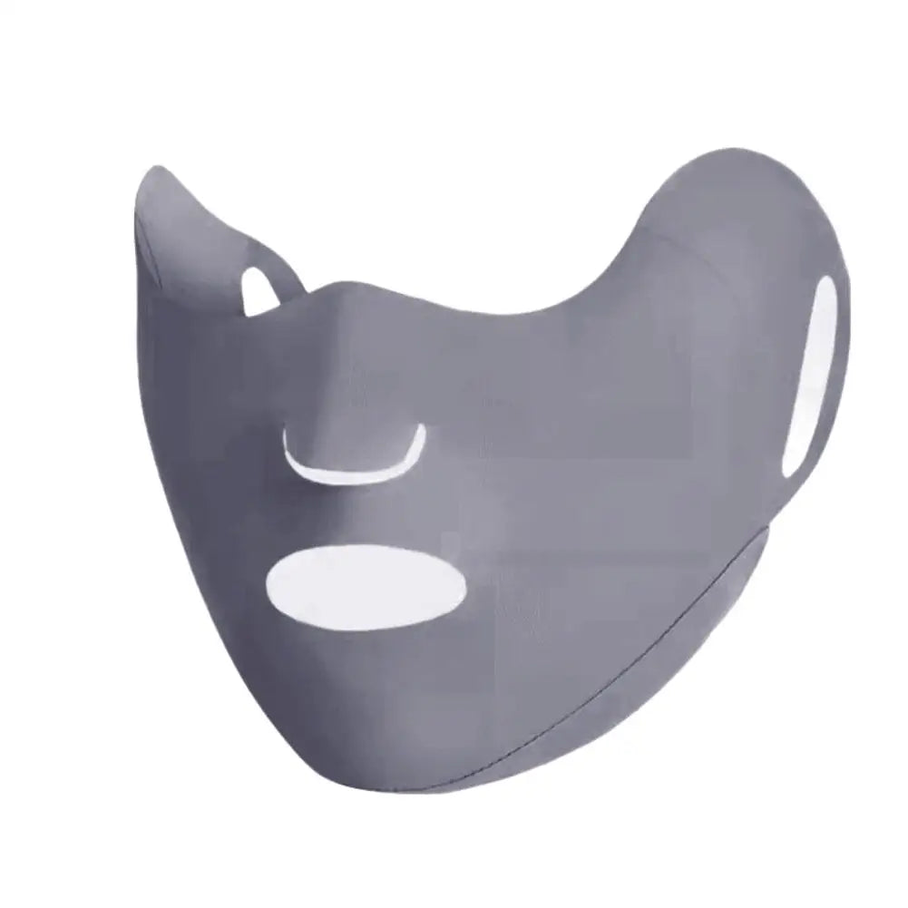 UPF50+ Sun Protection Face Mask, Breathable Polyester UV Shield for Cycling, Hiking & Outdoor Activities Summer Supplies Peaceful Pleasures Health and Wellness Dark Gray