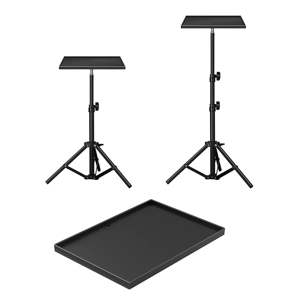 Projectors Tray 1/4inch Thread Tripod Tray Height Adjustable DJ Equipment Holder Telescopic Rod Standing for Laptop DSLR Camera Peaceful Pleasures Health and Wellness