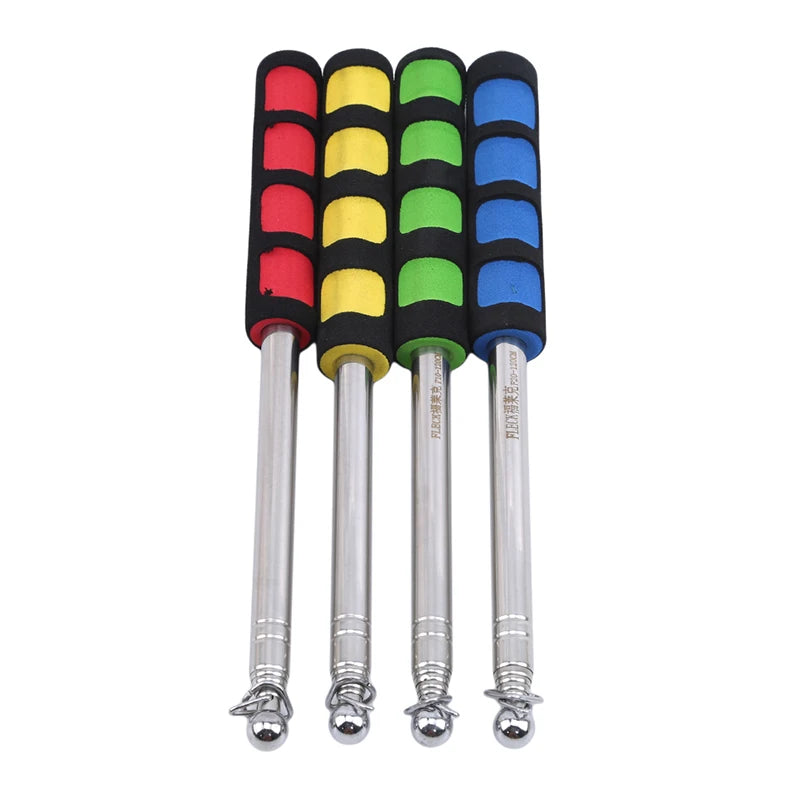 Extendable Flagpole Pointer Telescopic Banner Pole for School Teaching Tour Guide Multi purpose Windsock Guide Tool Peaceful Pleasures Health and Wellness