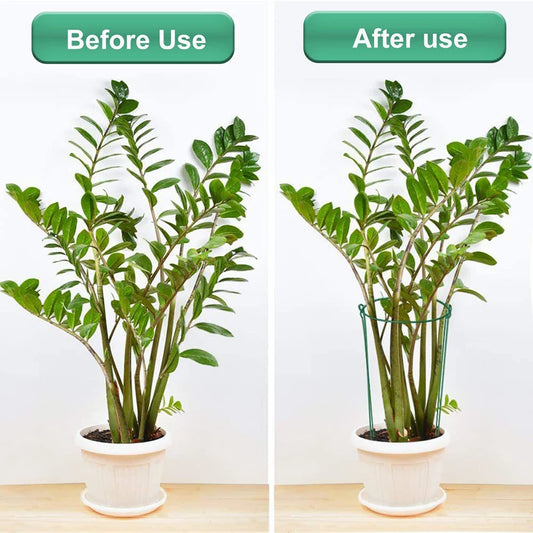 Sturdy Metal Plant Support Stakes Garden Keep Flowers Vegetables Peaceful Pleasures Health and Wellness