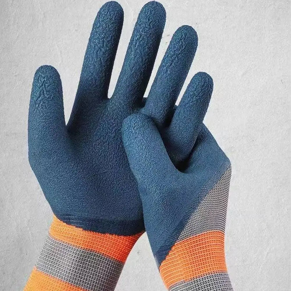 12Pair Wear-resistant Tire Rubber Glove Non-slip Breathable Work Gloves Safety Waterproof Labor Protection Gloves Garden Fishing Peaceful Pleasures Health and Wellness