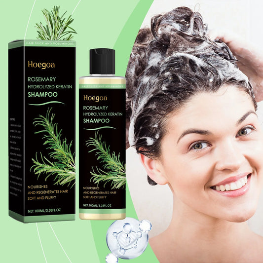 HOEGOA Rosemary Hair Growth Anti-Dandruff Shampoo 100ml Hair Growth Shampoo Peaceful Pleasures Health and Wellness