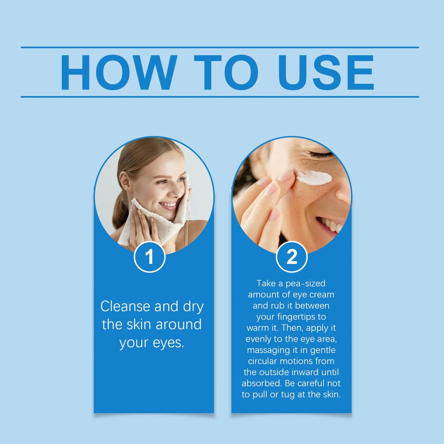 Tightening Eye Cream Improve Fine Lines Remove Dark Circles Relieve Eye Bags Reduce Swelling Brighten Skin Moisturize Eye Lotion Peaceful Pleasures Health and Wellness