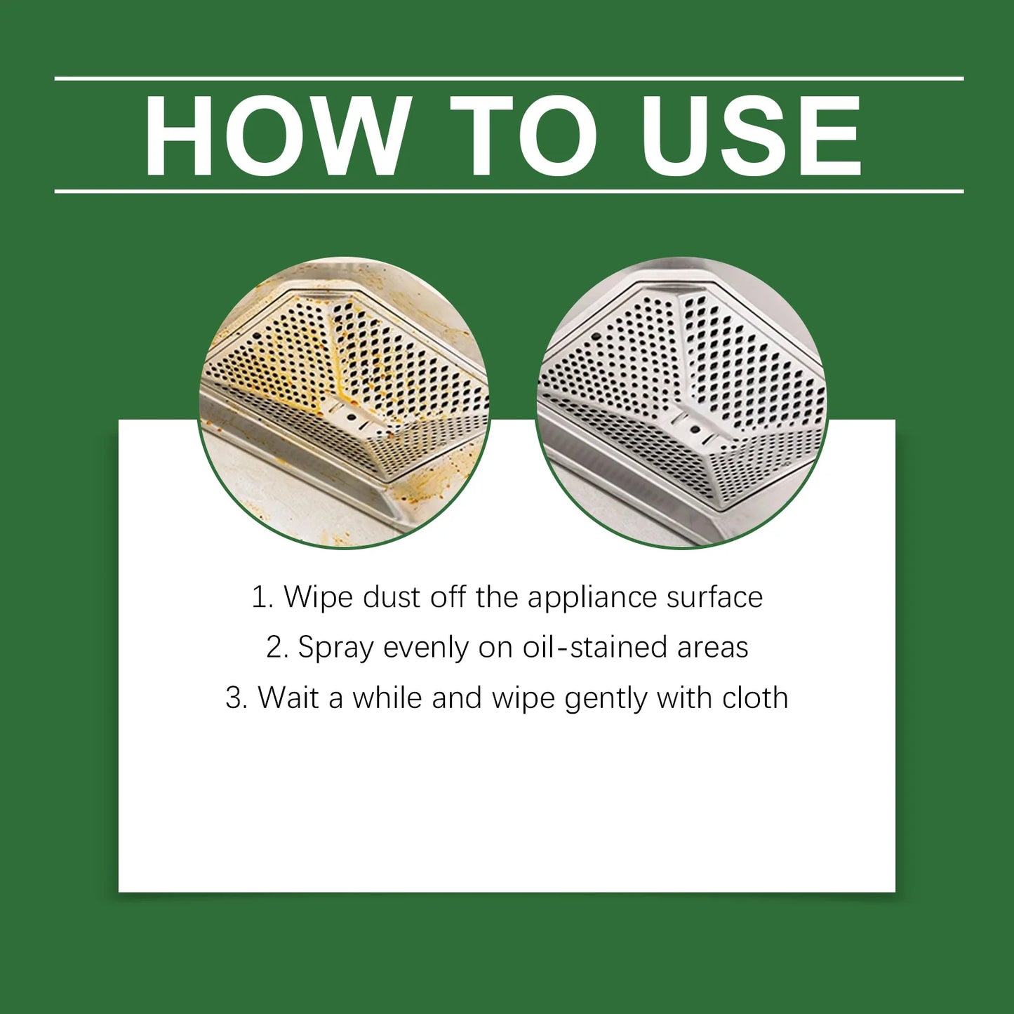 JAKEHOE 100ml Kitchen Degreaser Spray – Heavy Duty Cookware Cleaner