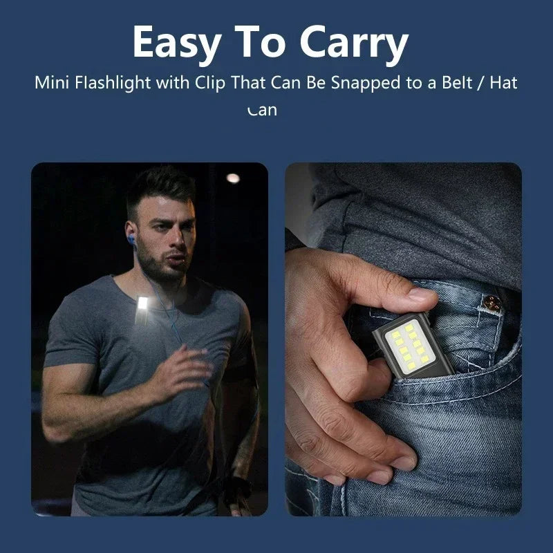 ZHIYU Mini EDC Keychain Flashlight – USB Rechargeable 350+ Lumen