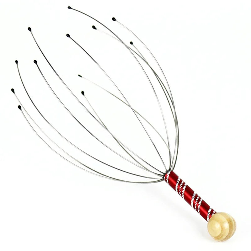 Octopus Scalp Massager – Stainless Steel Head Scratcher Claw