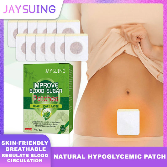 Jaysuing Natural Herbal Wellness Patch – Breathable 12-Pack Herbal Wellness Patch Peaceful Pleasures Health and Wellness