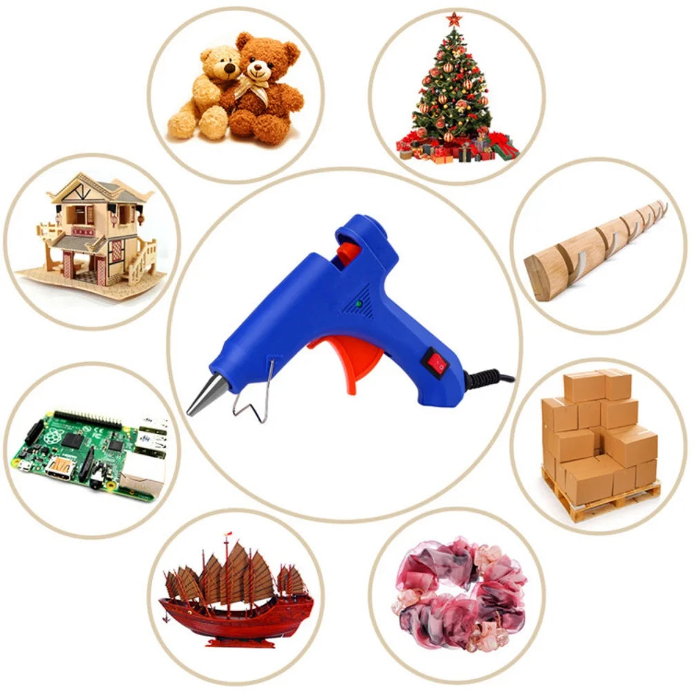 20W Hot Melt Glue Gun Kit – DIY Crafts & Home Repair